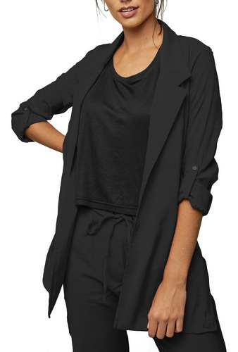 Saco Blazer Mujer De Vestir Largo Kashmir Elegante Inc