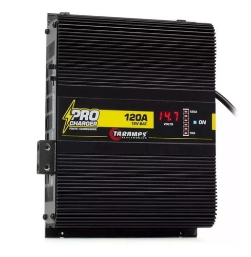 Fonte Automotiva Taramps 120 Amperes Pro Charger 120a 3,52kv