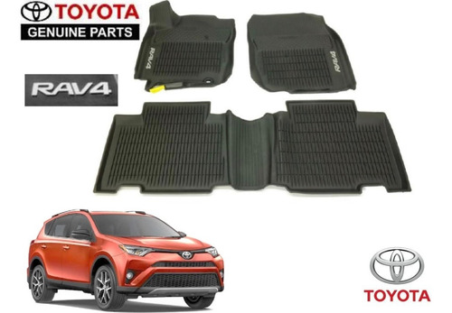 Kit Tapetes Uso Rudo 3 Piezas Toyota Rav4 2017 Original