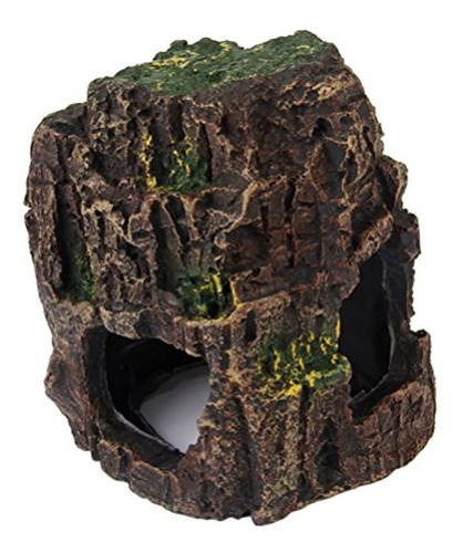 Ornamento De La Cueva De La Roca Del Mar Del Acuario De Vorc