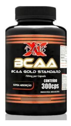 Bcaa Gold Standard 300 Cápsulas (700mg Por Cápsula) - X Lab Sabor Sem sabor