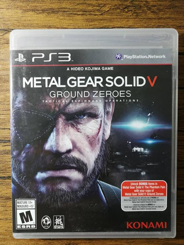 Metal Gear V Ground Zero Heroes Playstation 3 Ps3 !!
