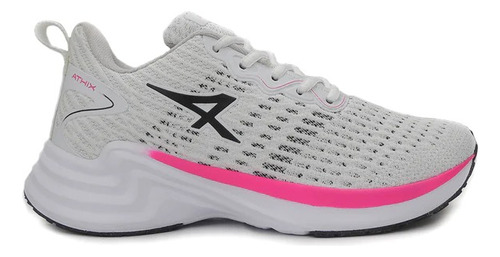 Zapatilla Athix Mujer Index Blanca Con Fucsia