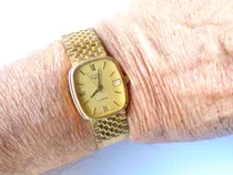 Comprar Relogio Antigo Rotary Data Swiss Bracelete Plaqouro18kquartz