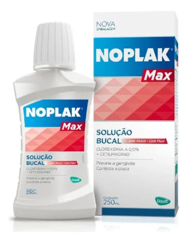 Noplak Max Solução Bucal Antisséptica 250ml Kit C/3 Frascos