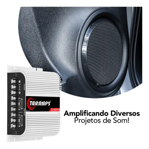 Modulo Taramps Ts 400x4 2 Ohm 400w Rms Ts 400 Amplificador