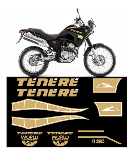 Kit Personalizado Adesivo Yamaha Tenere 250 Tnr040