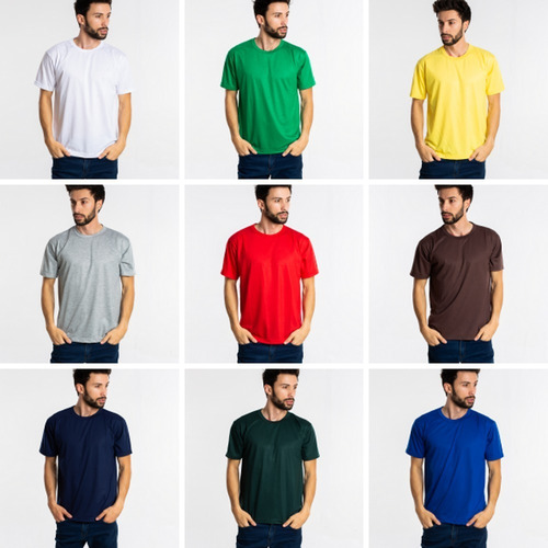 Imagem 3 de 5 de 7 Camisetas Royal Pv Malha Fria 67% Poliéster 33% Viscose