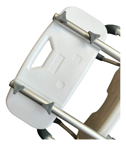 Silla Ducha Plegable Con Descansabrazos Abatibles De Color