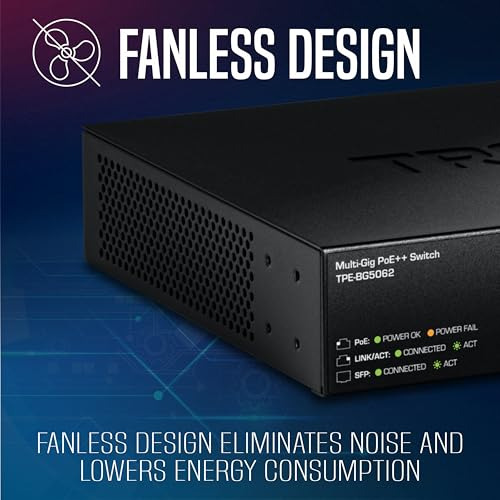 Switch Trendnet De 6 Puertos 2.5g Con Gan Power Poe++ Y