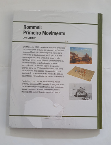 Livro Rommel: Primeiro Movimento/ Capa Dura, Lacrado