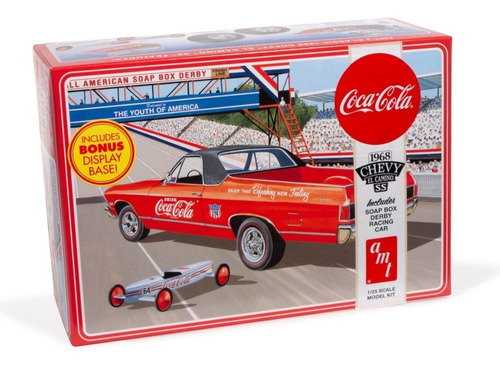 Amt Kit De Modelo 1362 Coca-cola 1968 Chevy El Camino Ss 1:2