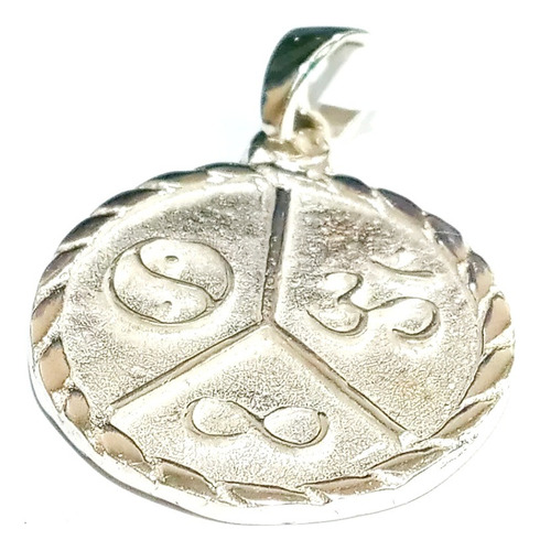 Dije Simbolo Om Yin Yang Infinito Yoga De Plata Cod.639