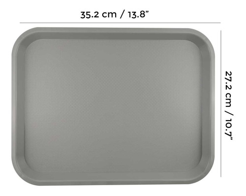 Imagen 5 de 9 de Charola Restaurantera Fast Food Alimentos Bandeja 10x14 PuLG