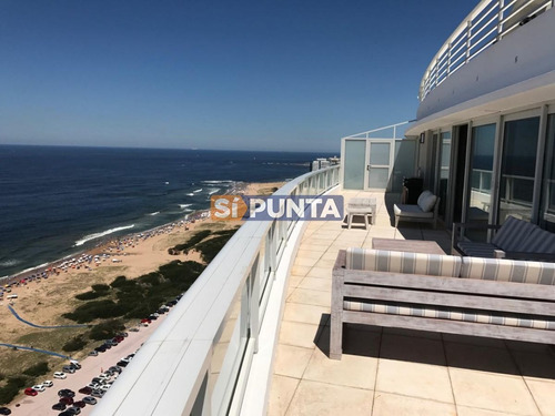 Imagen 9 de 30 de Apartamento Penthouse, 4 Dormitorios Y Dependencia, Brava, Punta Del Este, Alquiler