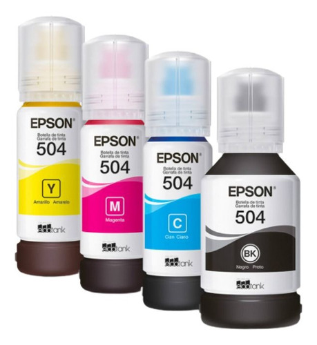 Kit De Tinta Para Impresoras Epson 504