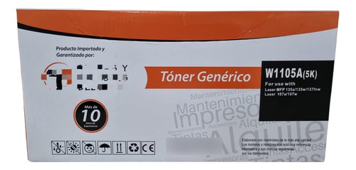 Tóner Laser Genérico Hp 105a Para Impresora Hpm107, M135,137