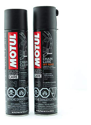 Motul 103243 C1 Chain Cleaner (chain Cleaner Plus Chain Lube