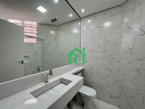 Imagem 19 de 25 de Apartamento Moderno, Beira Mar, 2 Dormitórios Sendo 1 Suíte, 1 Vaga De Garagem, Pitangueiras, Guarujá/sp - Ap5811