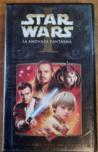 Vhs Star Wars  La Amenaza Fantasma  Original. Excelente