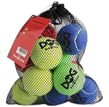 Pelota De Tenis Insum Para Perro, Paquete De 12 Coloridas De