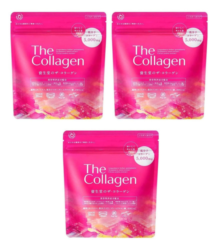 Shiseido Colágeno De Pescado The Collagen 126 Gr X 3 Bolsas