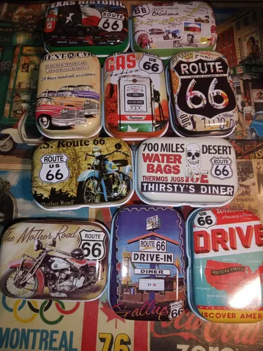 Latas Recuerdo De La Ruta 66 Eeuu // Nuevo //belgrano