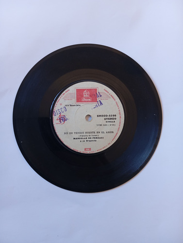 Vinilo Single De Marcello De Ferrari - Gracias Por Olv( S113 (Usado)