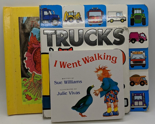 Kids Books Lot Of 3 The Little Red Hen Trucks And I Went Ccq