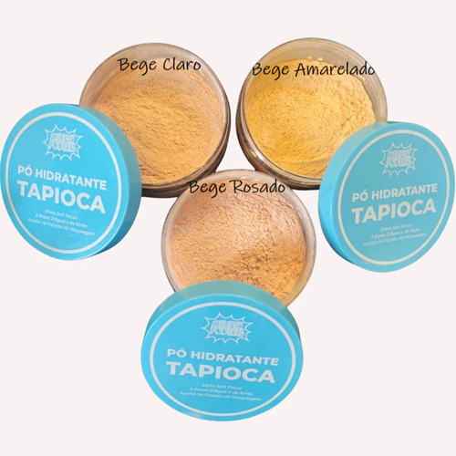 Pó Facial Tapioca À Prova Dágua Efeito Matte Longa Duração