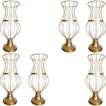 Comprar 6 Vasos Jarros Armação Conde 45cm Para Pedrarias Ou Pérolas