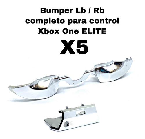 5x Botón Bumper Rb Lb Mas Soporte Control Xbox One Elite