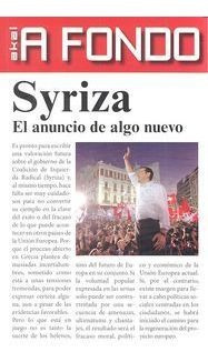 Libro Syriza El Anuncio De Algo Nuevo