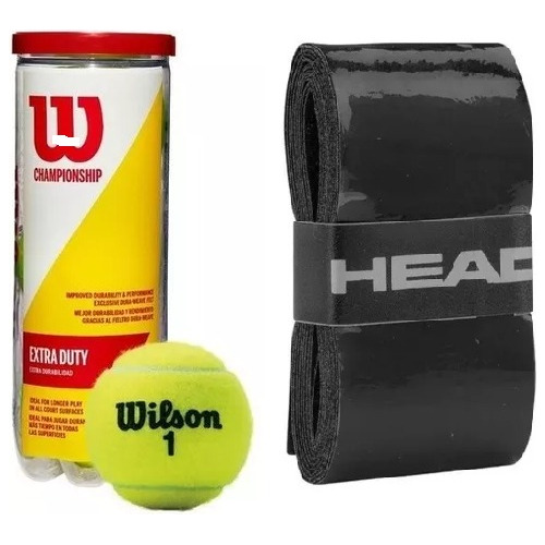 Combo Bolas De Tennis X3 + Torna Grip