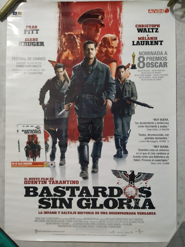 Poster De Bastardos Sin Gloria De Quentin Tarantino