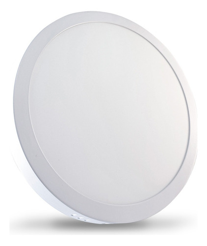 Panel Plafon Aplique Led 18w Blanco Circular Redondo 220v