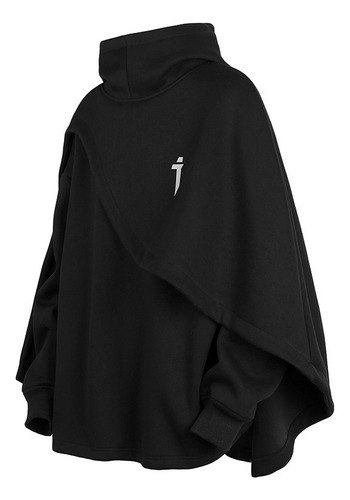 Sudadera Con Capucha Y Cuello Alto Para Hombre