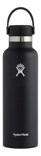 Botella Térmica Hydro Flask 621ml Boca Standard Black