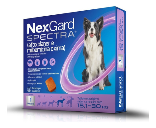 Nexgard Promoção Antipulgas E Carrapatos Spectra 15,1 A 30kg