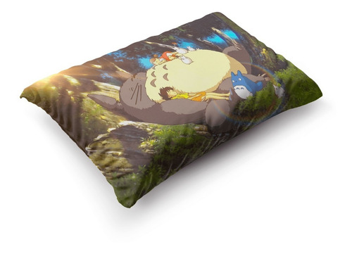 Imagen 4 de 5 de Funda De Almohada Mi Vecino Totoro 70x45cm Vudú Love