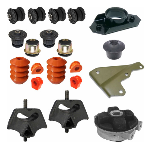 Kit Soportes Y Gomas Motor Y Suspensión Vw Pointer 1.8 99-10