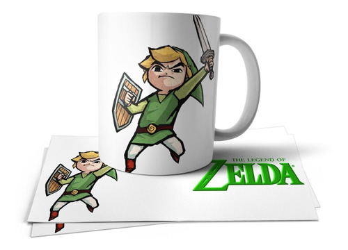 Legend Of Zelda Leyenda Link Taza Polimero T P E #2