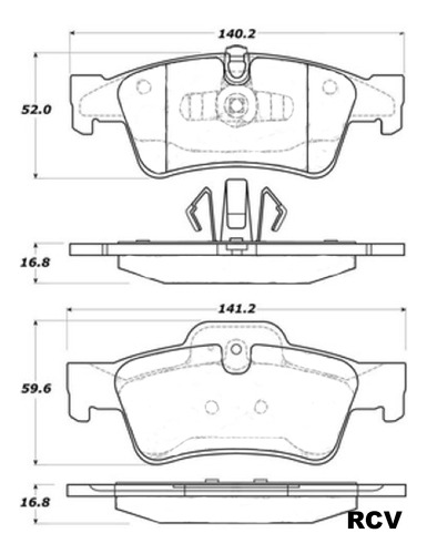 Balatas Disco  Trasera Para Mercedes Benz Ml320   2008