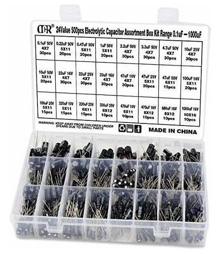 Ocr 24value 500pcs Caja Surtido Condensador Electrolítico Ki