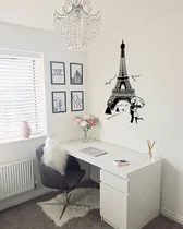 Comprar Vinilos Decorativos Vinil Pared Torre Eiffel, Pareja 