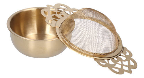 Colador De Té De Acero Inoxidable Con Filtro De Hojas Suelta
