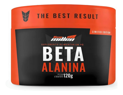 Beta Alanina 120g - New Millen Sabor Sem sabor