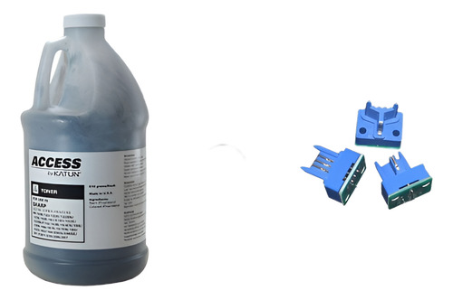 3x Chip Toner + 01 Refil Toner Sharp Mx-m623 Mx-m753n Mxm623