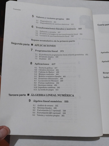 Libro Algebra Lineal Con Aplicaciones Y Matlab Kolman (Usado)