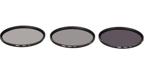 Vivitar 72mm Three-piece Solid Neutral Density Filtro Kit